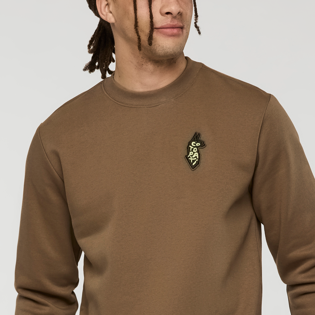 1200x1200png-F25MLavaLlamaCrewSweatshirtDune_002.png Lava Llama Crew Sweatshirt - Men's - Image 1