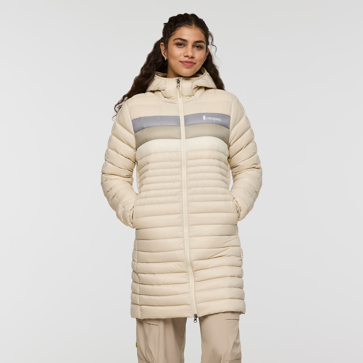 1200x1200png-F25WFuegoDownParkaCreamStripes_001.png Fuego Down Parka - Women's - Image 1