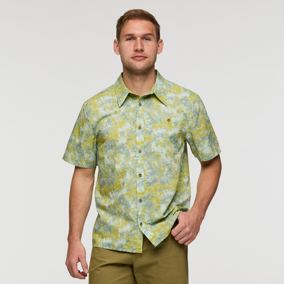 1200x1200png-S25MEstivalButtonUpShirt-PrintGalacticLemongrass_02.png Estival Button Up Shirt - Print - Men's - Image 1