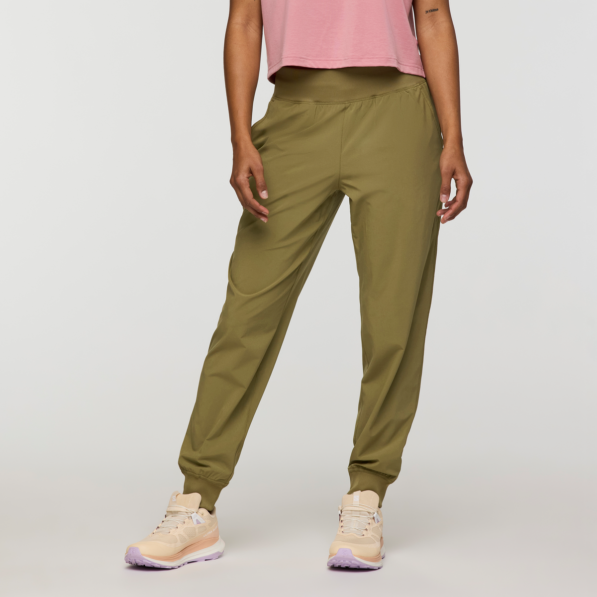 1200x1200png-S25WCambioJoggerMoss_02.png Cambio Jogger - Women's - Image 1