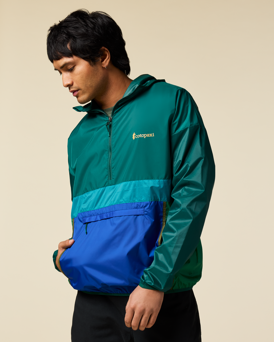 1200x1200png-S26MTecaHalf-ZipWindbreakerEatMoreVeggies_01.png Teca Half-Zip Windbreaker - Men's - Image 1