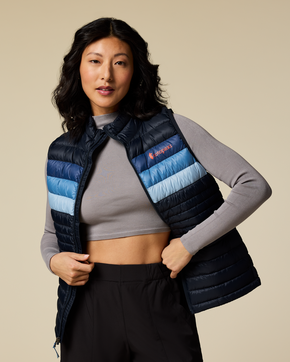 1200x1200png-S26WFuegoDownVestCarbonStripes_2028.png Fuego Down Vest - Women's - Image 1