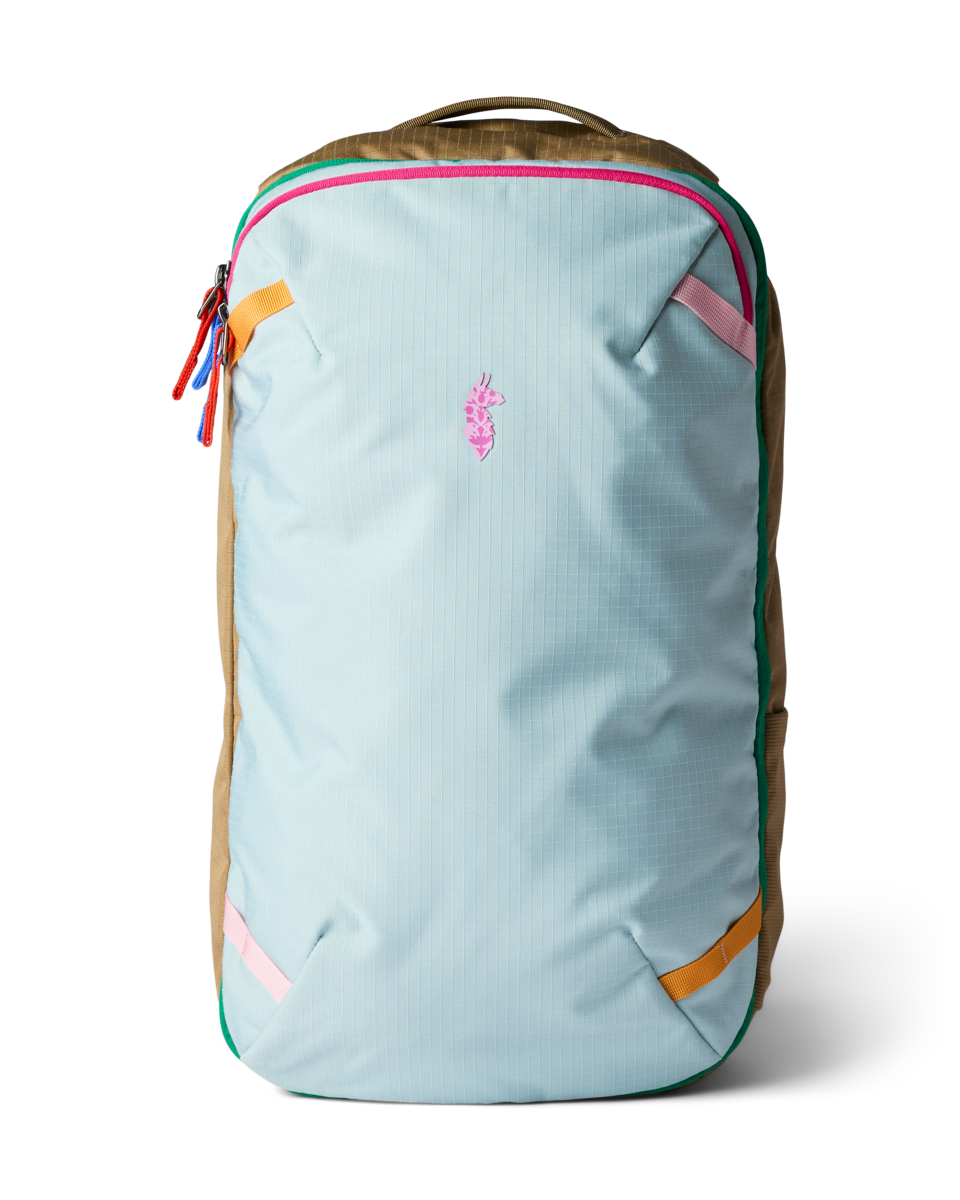 S26UCotopaxiXFreePeopleAllpaMini20LTravelPackSterlineBlueandGinger_F.png Cotopaxi X FP Movement Allpa Mini 20L Travel Pack - Image 1