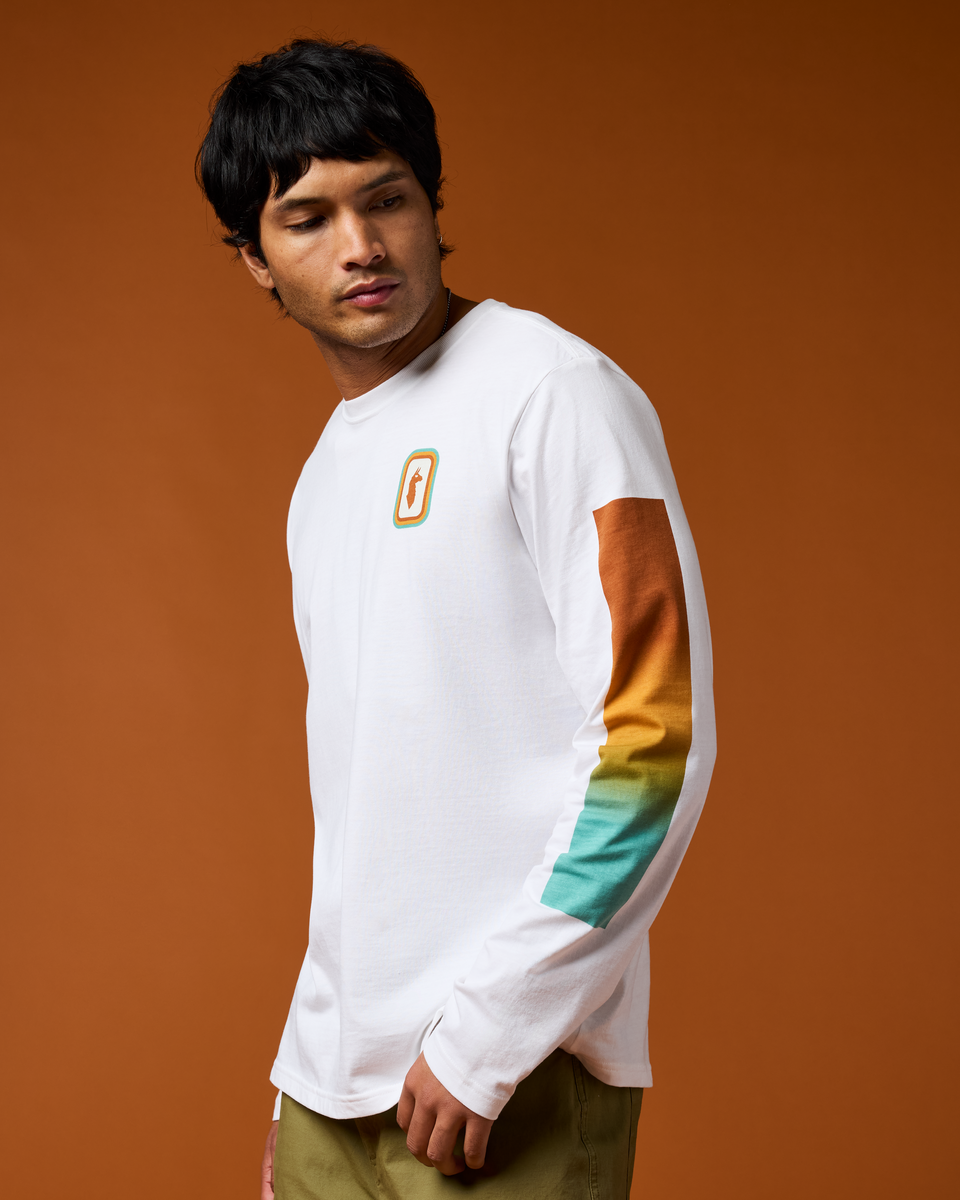 s26-m-radiant-llama-long-sleeve-t-shirt-white-2252.png Radiant Llama Long-Sleeve T-Shirt - Men's - Image 1